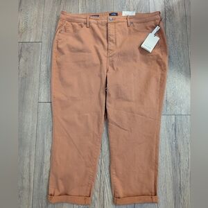 NYDJ Light Brown Margot Girlfriend Jeans (NWT)